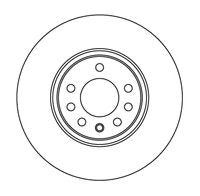 NF PARTS stabdžių diskas 203648NF